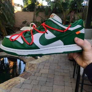 pine green off whites